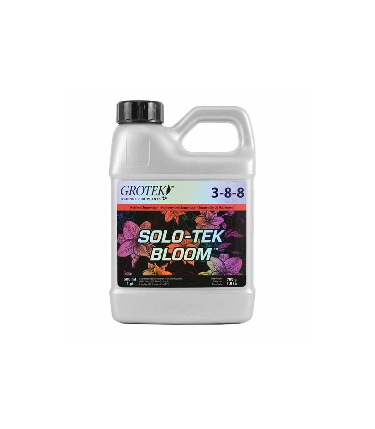 Fertilizante Solo Tek Bloom 500L – Grotek. Natural Design Fertilizante Solo Tek Bloom 500L – Grotek. Natural Design